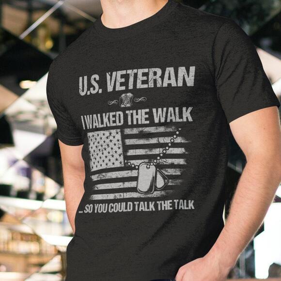 Other - Us Veteran Shirt I Walked The Walked You Talk The Talk